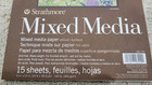 Strathmore Mixed Media Vellum Paper Pad  462-109 - 9 x12     14 Of 15 Sheets  Mint