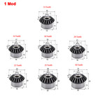 1 1 5 2 3 4 5 Mod Bevel Gear 15-40t Transmission Gears Bevel Teeth 90   45  Steel