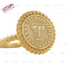 Texas Tech University 1923 Gold Class Ring     College Alumni Graduation Jewelry