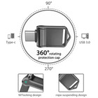 2tb Usb 3 0 Type-c Otg Flash Drive Dual Usb Metal Memory Stick For Pc Phone