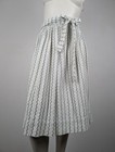 Dirndl Apron  m medium  - 67cm - White Green Floral Vines