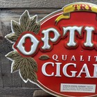 Optimo Quality Cigars Metal Sign 18  X 12 