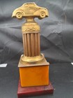 Vintage Cool Deco Butterscotch   Cherry Bakelite Car Auto Trophy 
