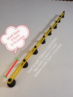 Jawijawi Ice Hockey Training Handling Aid Trainer 7-section Scale Mark Yellow  S