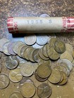 1955-s Lincoln Wheat Cent Penny Roll  50 Nice Coins 