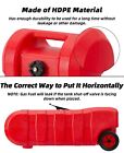 15 Gallon Fuel Caddy Portable Gas Tank Diesel Fuel W  Transfer Pump   10ft Hose