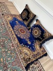 Afghan Toshak Covers arabic Floor Couch  Turkish Floor Cushion  Blue Toshak Cove
