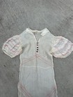 As Is Vintage 1930 s 30s Sheer Cotton Lawn Dress Organdy Gown Sz Xxs