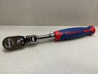 Snap-on Tools New 3 8    Red   Blue Usa Style Hard Grip Flex Head Ratchet Fhfd80a