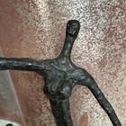 Tall Thin Man Bronze Metal Figure Art Sculpture Statue Dance Giacometti Style