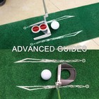 Golf Putting Matt With Ball Return Portbale Indoor Putting Green Trainning Aids