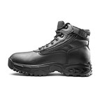 Ridge Men 6  Waterproof Leather Non-slip Tactical Military Work Black Shoe Boot