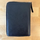 Kate Spade Wellesley Leather Zip Around Personal Ring Planner Organizer Black