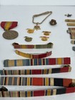Vintage Us Military Ribbon Insignia Lot Sterling Ns Meyer Gemsco 70  Pieces