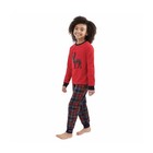 Eddie Bauer Kids Family Matching Holiday Pajama Set  red 