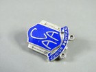 Caa Camp Archery Association Lot Of 3 Vintage Pins Bowman Yeoman Jr Silver Blue