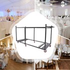Folding Table Rack Dolly Cart W  Casters Max 8 Round Table 12 Folding Table