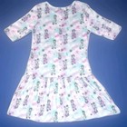 Disney Frozen Elsa Comfort Dress Lavender   Mint Green Girl s M 7 8 Soft Stretch