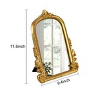 Vintage Dresser Vanity Mirror With Arched Crown Design For Dresser  Living Ro   