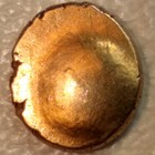 1639-1785 Eic dutch India Fanam Gold Coin  Goddess Kali 14k Ingot round bar unit