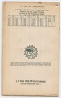 Vtg 1922 J I Case Plow Works Co Repair Parts Catalog Revised Price List No  16a