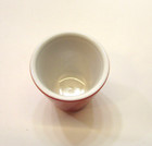 Greater Louisville Ky Vintage 1990 s Souvenir Red Porcelain Pottery Shot Glass