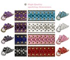 35158 Rhinestone Belts Western Bling Crystal Studded Leather Belt 1-3 8  Wide