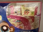 Littlest Pet Shop Full Sheet Set Pink Blue Monkey Business 2006 New sealed- Rare