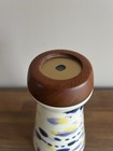 Vintage David Collier 9  Kaleidoscope Handmade Wood Ceramic Brass Signed Dated