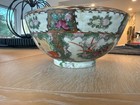 Vintage Chinese Famille Rose Medallion Porcelain Bowl Decor 7    Lot 2 Courtyard