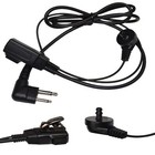 4-pack Hqrp 2pin Hands Free Earpiece Push-to-talk Mic For Motorola Radio Devices