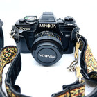 Vtg Minolta X-700 35mm Slr Film Camera Full Cover Strap Excellent Condition