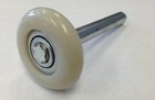 Premium Garage Door Rollers Wheels - White Nylon Ball Bearing - 12 Pack 3  Shaft