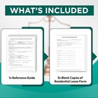 Comprehensive Residential Lease Agreement Forms  Includes 3 Blank Rental Form   