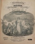 1887 Australia Map Original Northern Territory - Queensland - Victoria