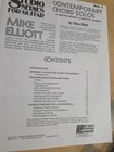 Mike Elliott Contemporary Chord Solos For Jazz Guitar Extremely Book 1