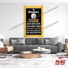 Pittsburgh Steelers Flag 3x5 Flag Banner Super Bowl Champions New Free Shipping