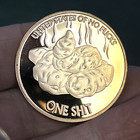 Funny Adult Flip Coin Good Luck Heads Tails Token Cv