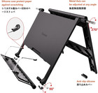Readaeer Portable Book Stand Free Angle Adjustable Book Holder For Thick Textboo