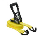 27 Ft  X 2 In  Heavy-duty Ratchet Tie-down Strap With Durable J Hook