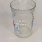 Welch s Tom   Jerry Playing Tennis Jelly Jar Glass 1991 Turner Entertainment