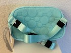 Disney Parks Minnie Mickey Mint Green Quilted Fanny Pack Mini Bag With Belt Nwt