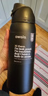 Owala Freesip 24oz Water Bottle  Very Dark Black Stainless Steel Insulated New