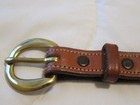Edgewood Braided Leather Belt - Brown - Size 26