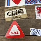 Vintage Bmx Sticker Decal Lot I Love My Vans Zeronine Odi A me Mike Miranda