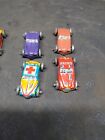 Vintage 1950s Tin Litho Friction Toy Car Lot Of 8 Made In Japan