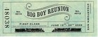 Bigboy Reunion Steamtown Commemorative Ticket Dated June 15  2026 Mint Condition
