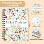 Hamiew 75 Soft Challenge Journal For Women - A5 Spiral 75-day Habit Tracker Plan