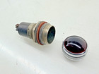 Vintage Dialco Panel Indicator Light Pilot Lamp Red C67-182