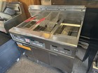 Frymaster 3 Bay Fryer  Natural Gas  Filtration System- Working Condition